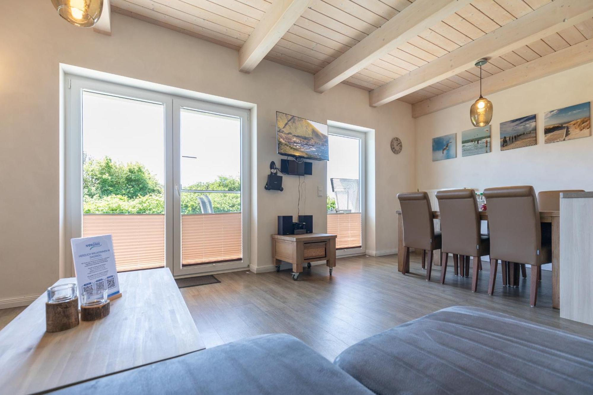 Ferienhaus Lachmoewe Dagebull Bagian luar foto
